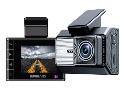 2.4" LCD Screen WiFi GPS 4K Dual Lens Night Vision Dashcam Black Box Car Parking Monitor APP operation